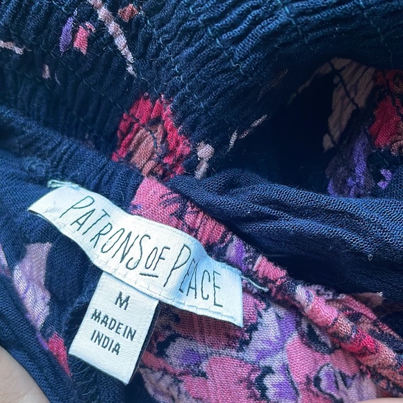 Navy Flora Jumpsuit - Picture 5 of 5